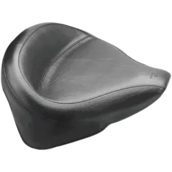 Mustang Black Wide Touring Front Solo Driver Seat