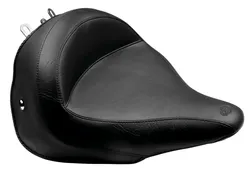 Mustang Black Wide Touring Front Solo Driver Seat