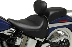 Mustang Black Wide Touring Passenger Pillion Seat