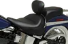 Mustang Black Wide Touring Passenger Pillion Seat