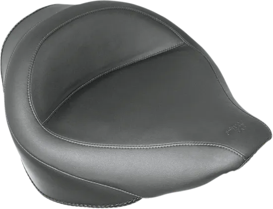 Mustang Black  Wide Touring Front Solo Driver Seat