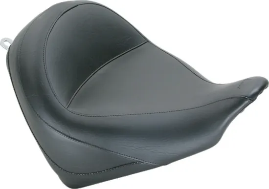 Mustang Black Wide Touring Front Solo Driver Seat 7