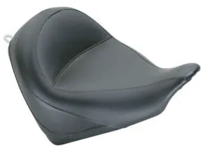 Mustang Black Wide Touring Front Solo Driver Seat 6