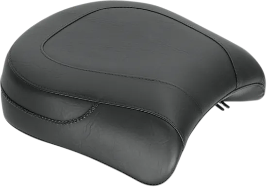 Mustang Black Wide Touring Passenger Pillion Seat 1