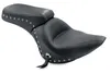 Mustang Black Studded Touring 1pc Seat w Conchos