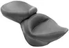 Mustang Black  2 Up Wide Touring 1pc Seat