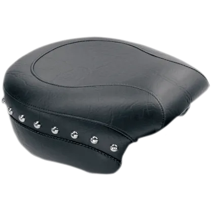 Mustang Black Studded Wide Touring Passenger Pillion Seat