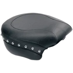 Mustang Black Studded Wide Touring Passenger Pillion Seat