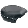 Mustang Black Studded Wide Touring Passenger Pillion Seat