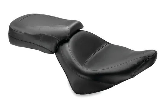 Mustang Black Vintage Wide Touring 2pc Seat