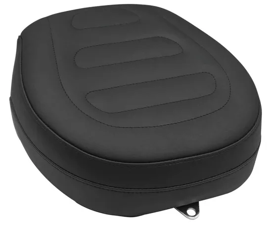 Mustang Black Trapezoid Stitch Touring Passenger Seat