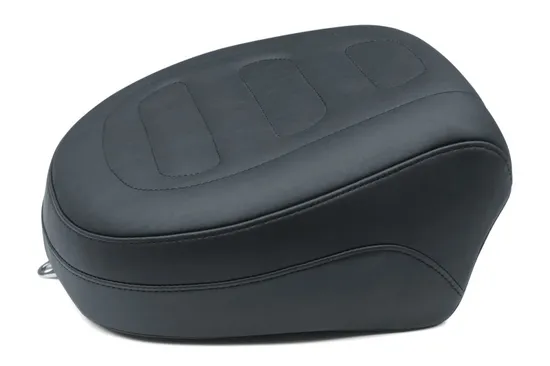 Mustang Black Trapezoid Stitch Touring Passenger Seat