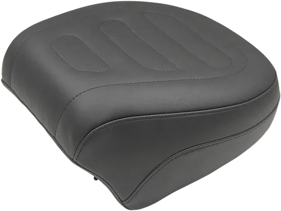 Mustang Black Trapezoid Stitch Touring Passenger Seat