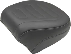 Mustang Black Trapezoid Stitch Touring Passenger Seat