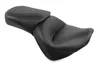 Mustang Black 2 Up Wide Touring 1pc Seat