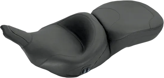 Mustang Black 2 Up Wide Touring 1pc Heated Seat