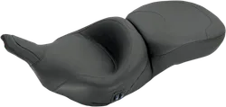 Mustang Black  2 Up Wide Touring 1pc Heated Seat