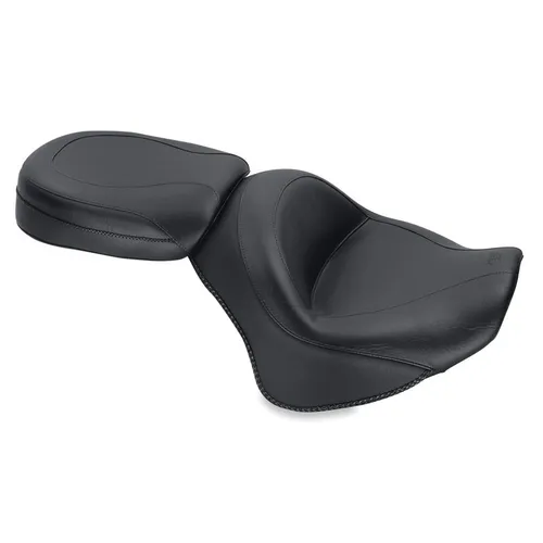 Mustang Black Vintage Wide Touring 2pc Seat
