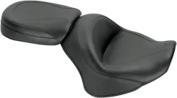 Mustang Black Vintage Wide Touring 2pc Seat