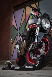 Abus 8008 GRANIT Detecto XPlus Motorcycle Brake Disc Lock Alarm Level 19