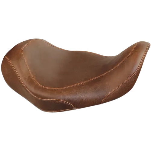 Mustang Brown Wide Tripper Front Solo Driver Seat 1