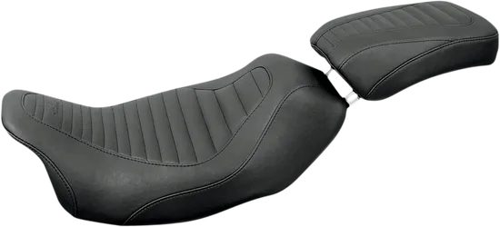 Mustang Black Tuck And Roll Tripper Front Solo Driver Seat