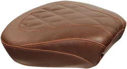 Mustang Brown Diamond Stitch Wide Tripper Passenger Seat