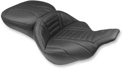 Mustang Black 2 Up Super Touring Deluxe 1 Pc Seat