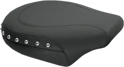Mustang Black Studded Wide Touring Passenger Pillion Seat