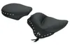 Mustang Black Studded Wide Touring Passenger Pillion Seat
