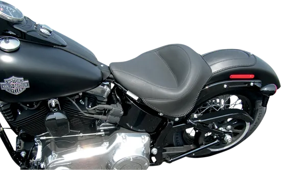 Mustang Black Wide Touring Front Solo Driver Seat