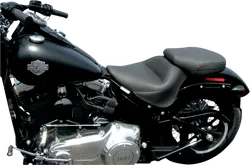 Mustang Black Wide Touring Rear Passenger Pillion Seat