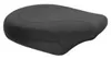 Mustang Black Wide Touring Rear Passenger Pillion Seat