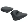 Mustang Black Wide Touring Rear Passenger Pillion Seat