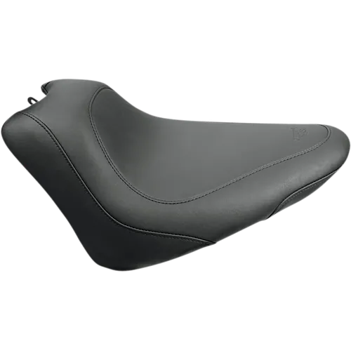 Mustang Black Wide Tripper Front Solo Driver Seat 1