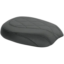 Mustang Black Diamond Stitch Wide Tripper Passenger Seat