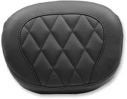 Mustang Black Diamond Stitch Sissy Bar Backrest Pad 11.5 x 9