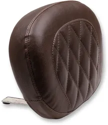 Mustang Brown Diamond Stitch Sissy Bar Backrest Pad