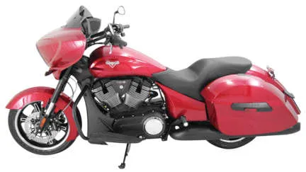 Mustang Black 2 Up Wide Touring 1pc Seat