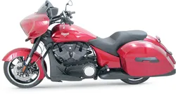 Mustang Black 2 Up Wide Touring 1pc Seat