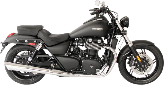 Mustang Black Vintage Wide Touring 2pc Seat