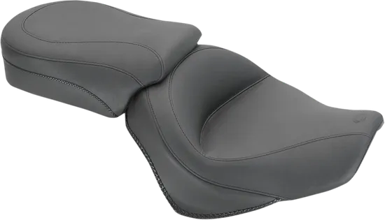 Mustang Black Vintage Wide Touring 2pc Seat