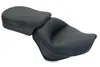 Mustang Black Vintage Wide Touring 2pc Seat