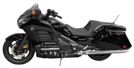 Mustang Black 2 Up Touring Fastback 1pc Seat 6