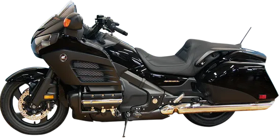 Mustang Black 2 Up Touring Fastback 1pc Seat 2