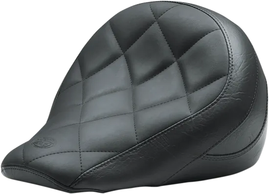 Mustang Black Diamond Stitch Touring Solo Driver Seat