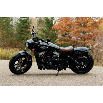 Mustang Brown Diamond Stitch Touring Solo Driver Seat