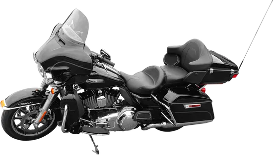 Mustang Black Vintage 2 Up Super Touring Summit Seat