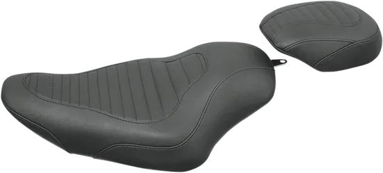 Mustang Black Tuck And Roll Tripper Front Solo Driver Seat