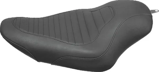 Mustang Black Tuck And Roll Tripper Front Solo Driver Seat